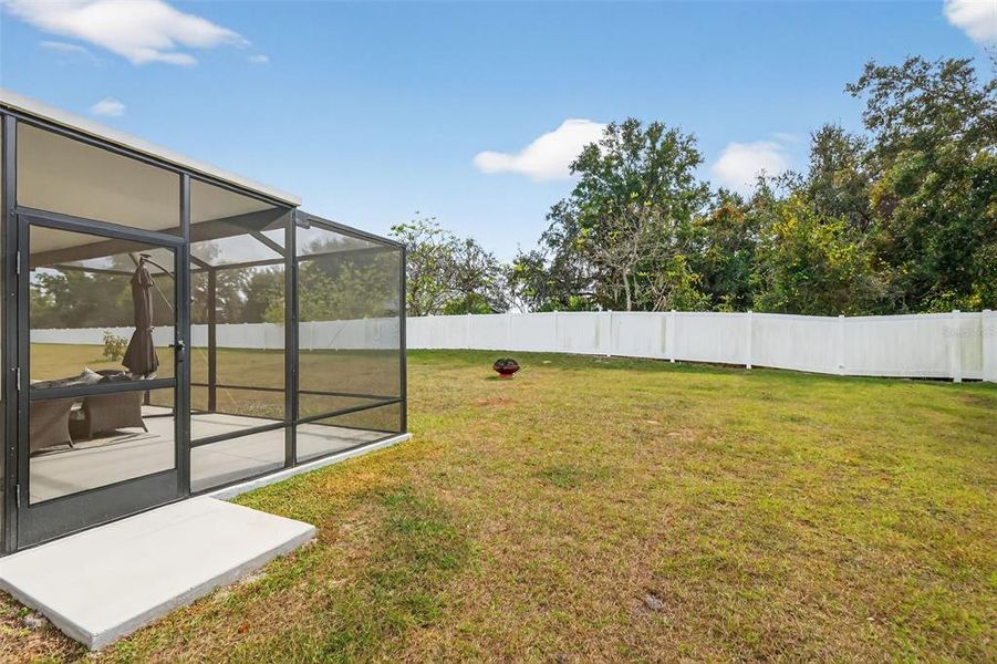 Exterior details and patio area of a home in Seasons at Spring Creek, Okahumpka (Image 4). Exterior details and patio area of a home in Seasons at Spring Creek, Okahumpka (Image 4).