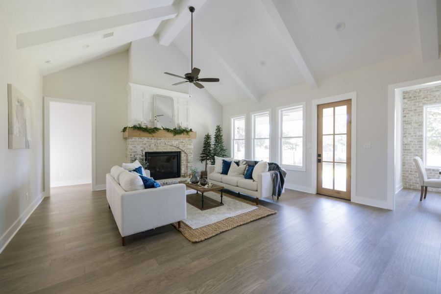 Representative furnished interior of a home built from the The Ellen II by Reece Homes in Pebble Creek, College Station (Image 8).