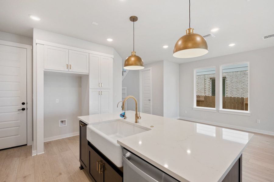 Furnished interior view inside a new home in Lariat, Liberty Hill (Image 5).