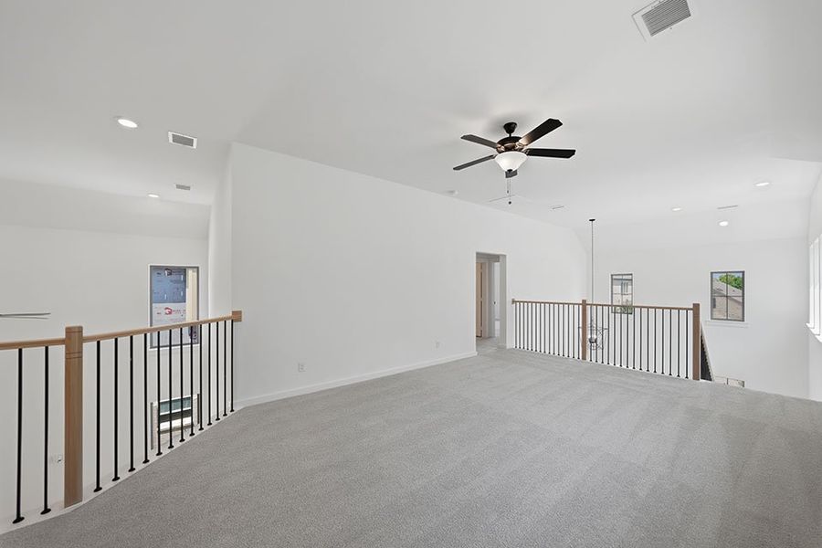 Spacious, unfurnished interior of a new home in Light Farms Brenham - 40' Lots, Celina (Image 31).