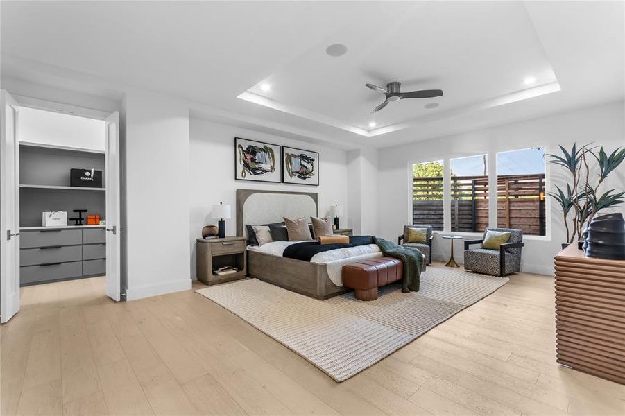 Furnished interior view inside a new home in , Dallas (Image 8).