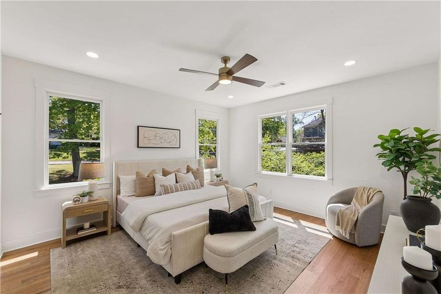 Furnished interior view inside a new home in , Atlanta (Image 43). Furnished interior view inside a new home in , Atlanta (Image 43).