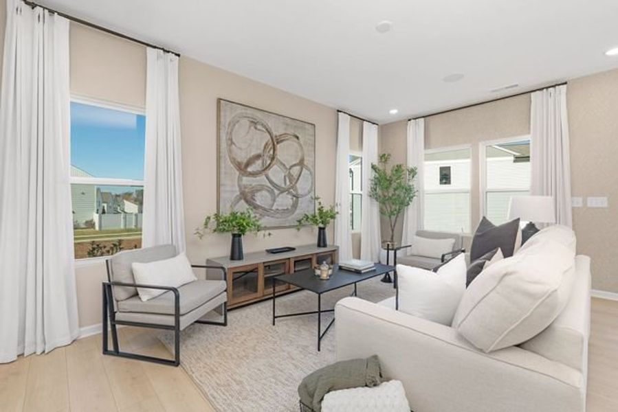 Representative furnished interior of a home built from the Alder by True Homes in Shay Crossing, Salisbury (Image 10).