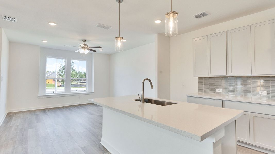 Furnished interior view inside a new home in Creeks Crossing, Elgin (Image 7).
