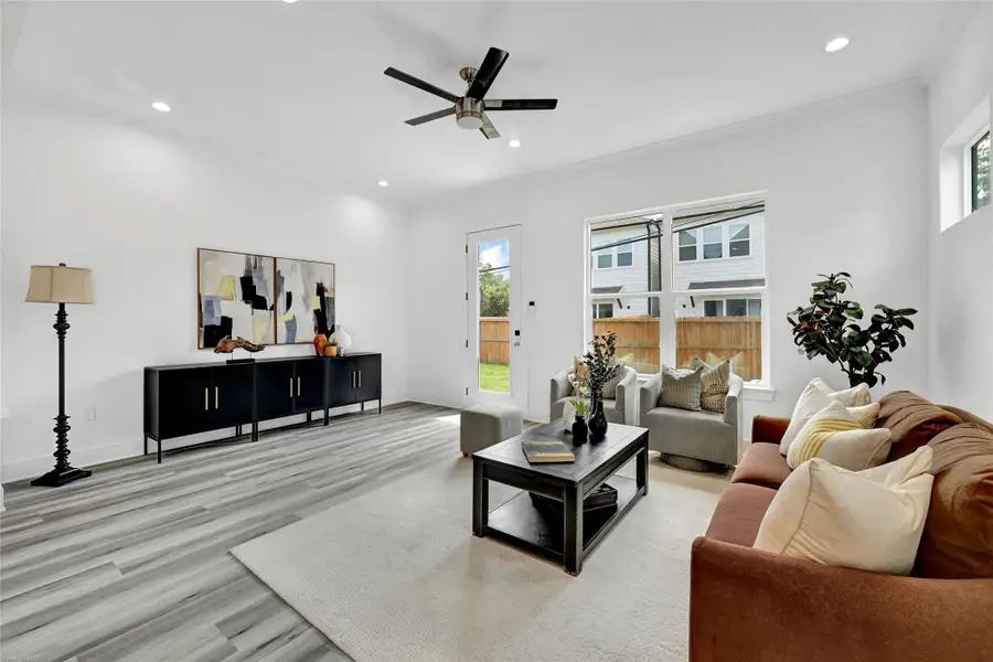 Furnished interior view inside a new home in , Houston (Image 4). Furnished interior view inside a new home in , Houston (Image 4).