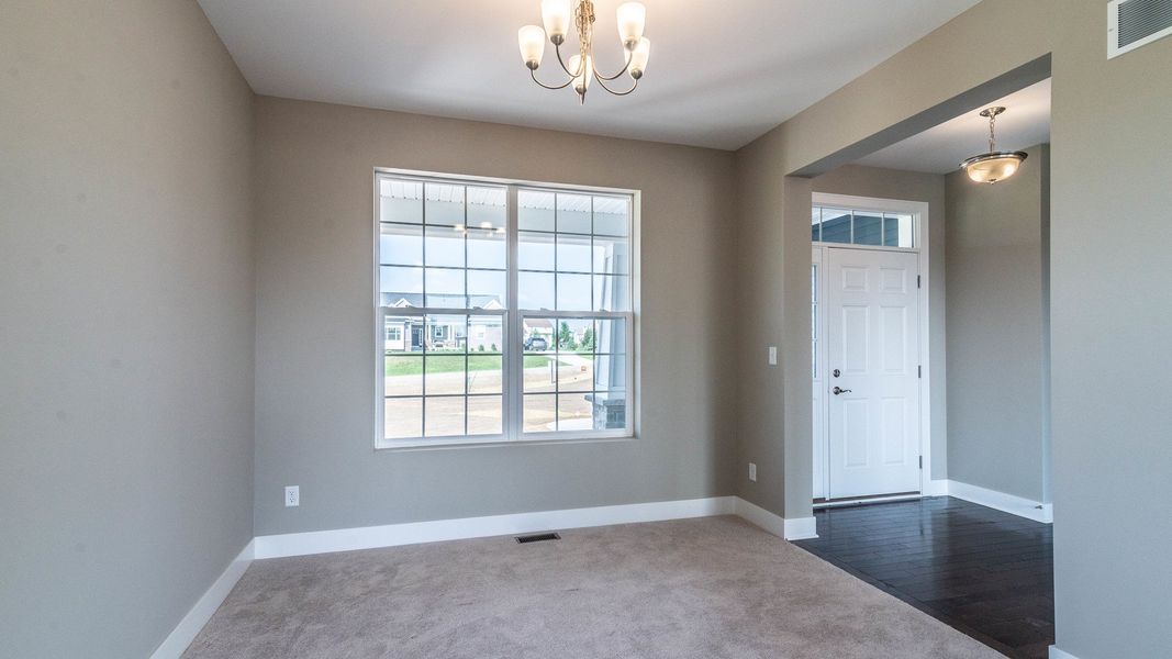 Representative unfurnished interior of a home built from the The Winslow by Norfolk Homes in Valleys, Jackson (Image 75).