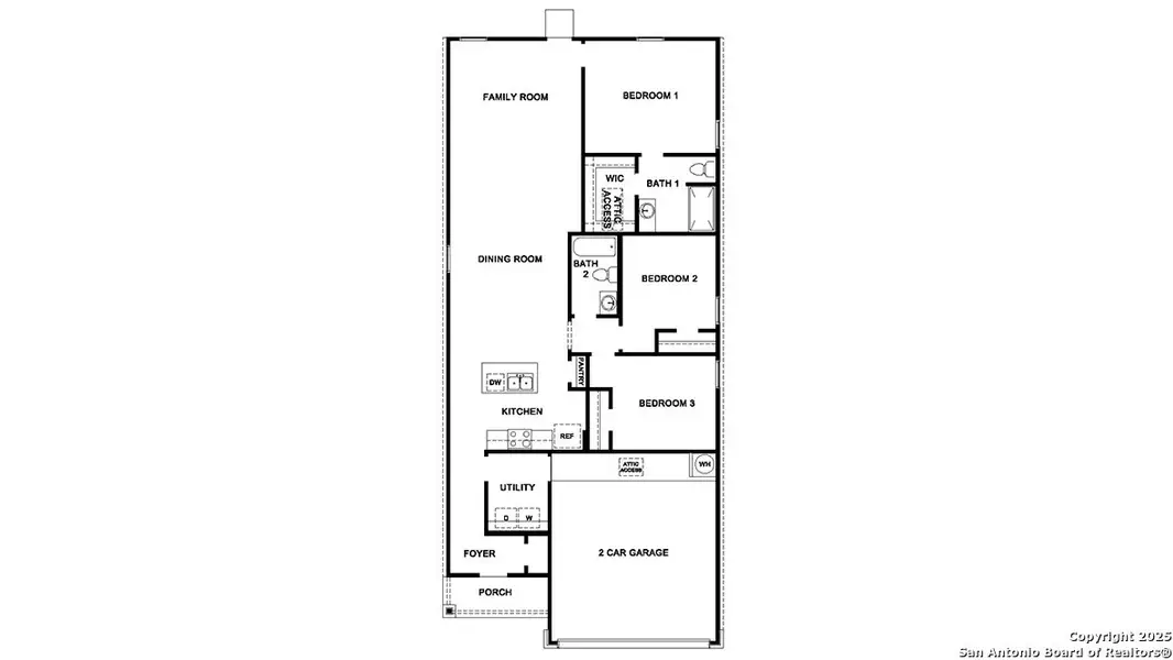 2D floor plan layout of this home in Sereno Springs, Converse, TX (Image 3). 2D floor plan layout of this home in Sereno Springs, Converse, TX (Image 3).
