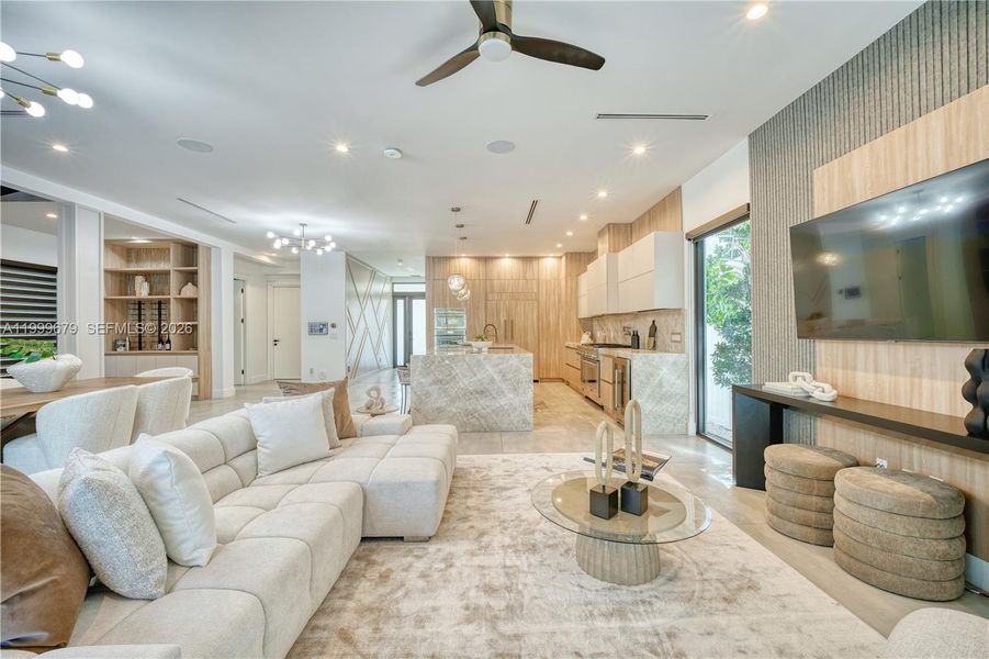 Furnished interior view inside a new home in , Fort Lauderdale (Image 45).