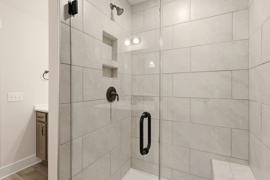 Close-up of interior finishes inside a home in Harbor Crossing, Greensboro (Image 18).