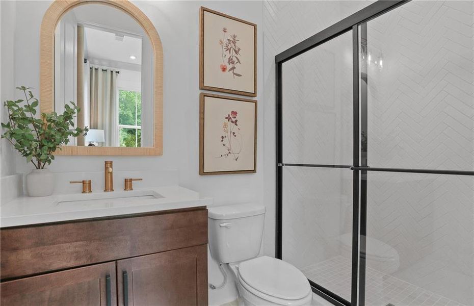 Furnished interior view inside a new home in Sterling Pointe, Cumming (Image 35).