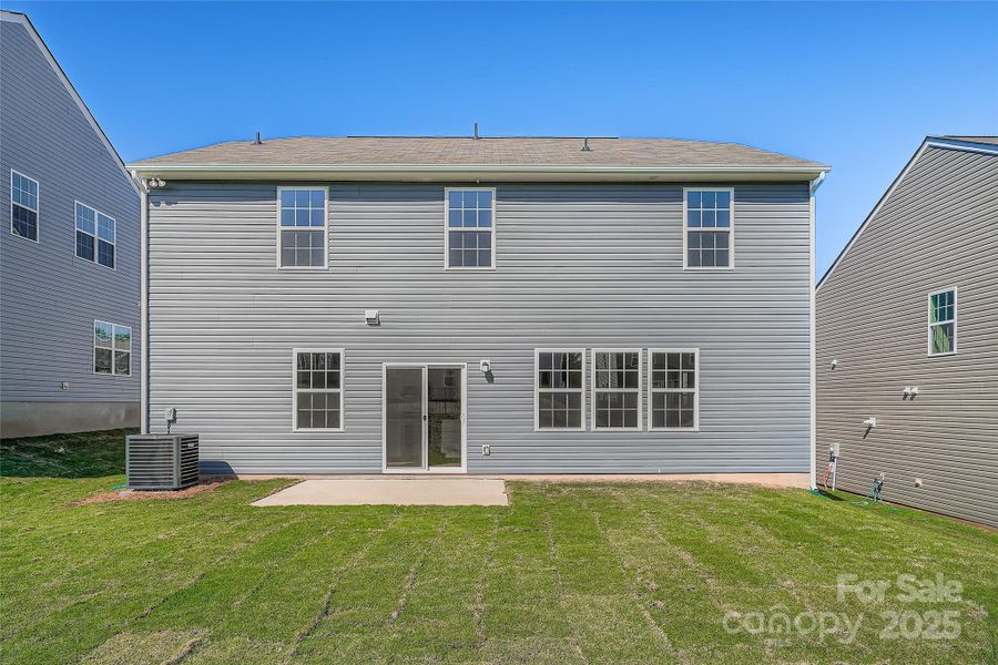 Exterior details and patio area of a home in Shannon Woods: Walk & Enclave, Maiden (Image 2).