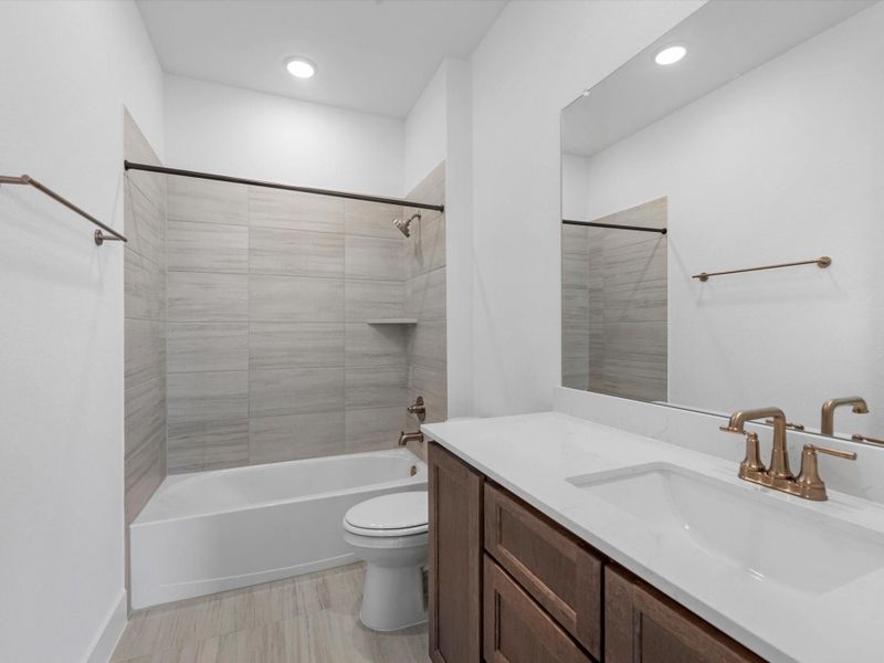 Furnished interior view inside a new home in The Estates at James Lane, Fulshear (Image 12).