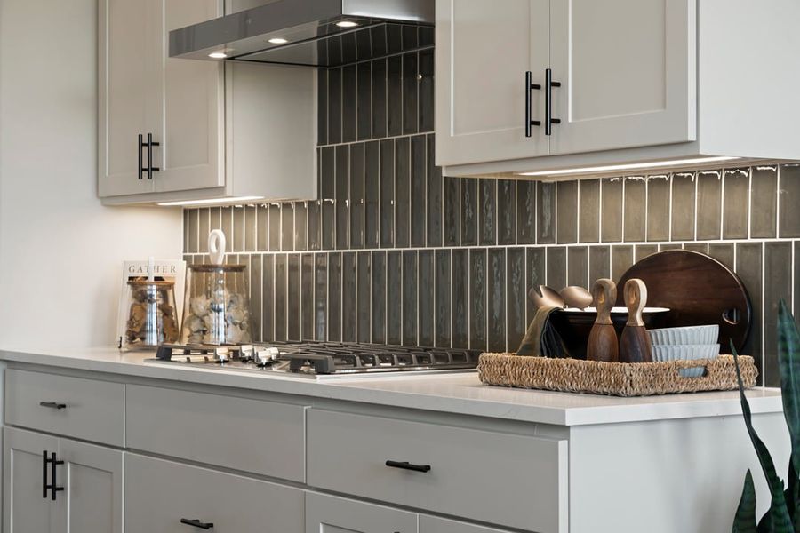 Close-up of interior finishes inside a home in Park Collection At Wolf Ranch, Georgetown (Image 22).