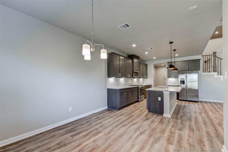 Furnished interior view inside a new home in , Willis (Image 6). Furnished interior view inside a new home in , Willis (Image 6).