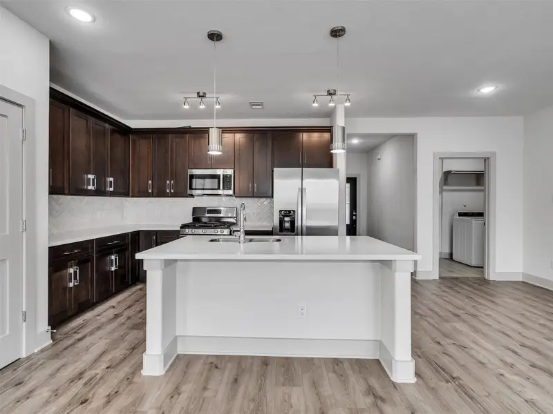 Furnished interior view inside a new home in , Houston (Image 6). Furnished interior view inside a new home in , Houston (Image 6).