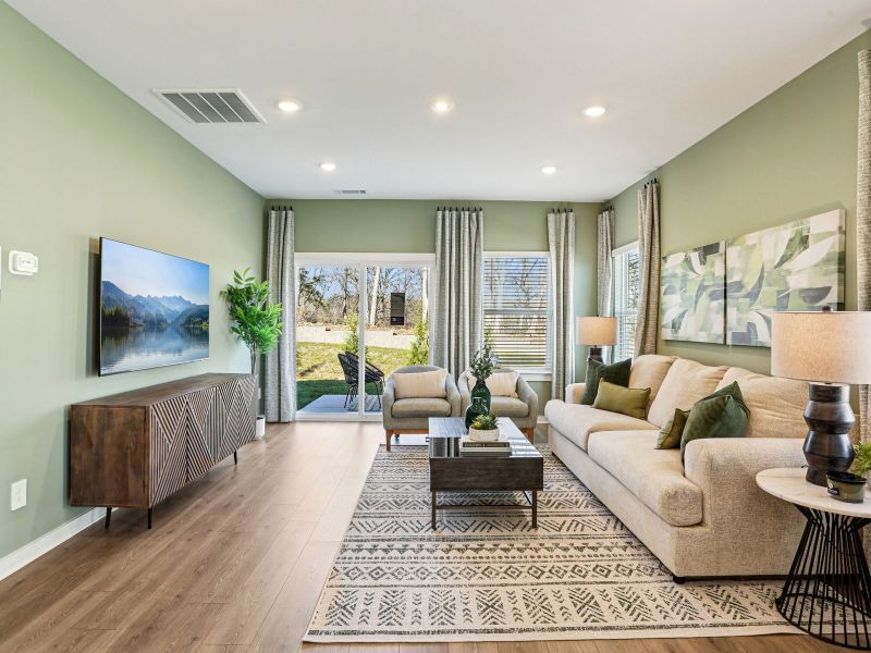 Furnished interior view inside a new home in Greystone - Ridge Series, Smyrna (Image 8).