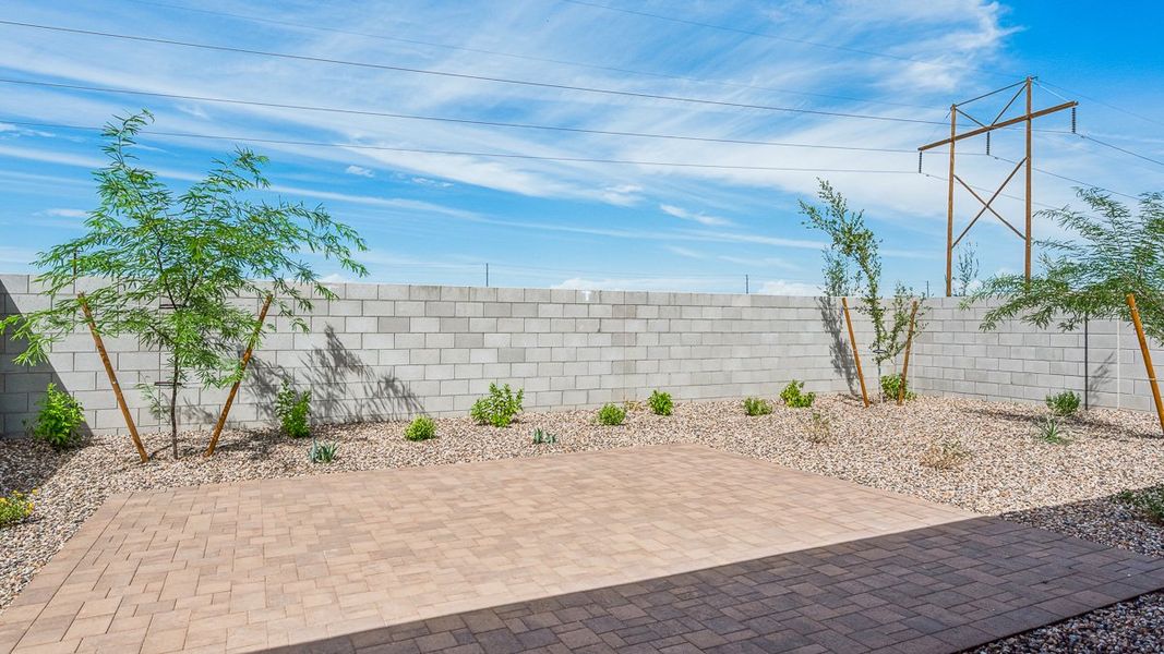 Exterior details and patio area of a home in Western Crossing, Florence (Image 22).