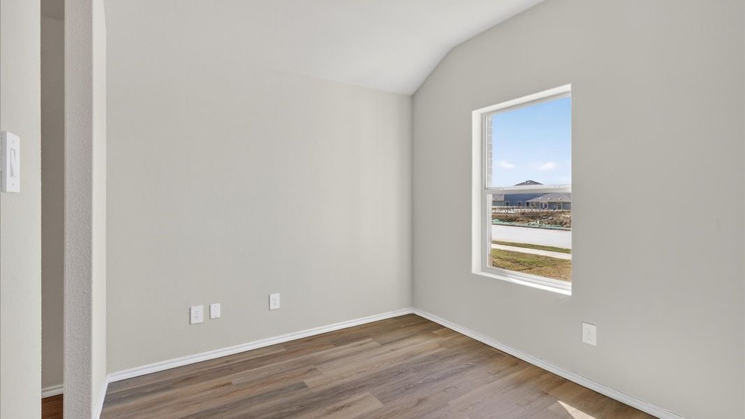 Representative unfurnished interior of a home built from the Abbot by D.R. Horton in Hickory Grove, Krum (Image 12).