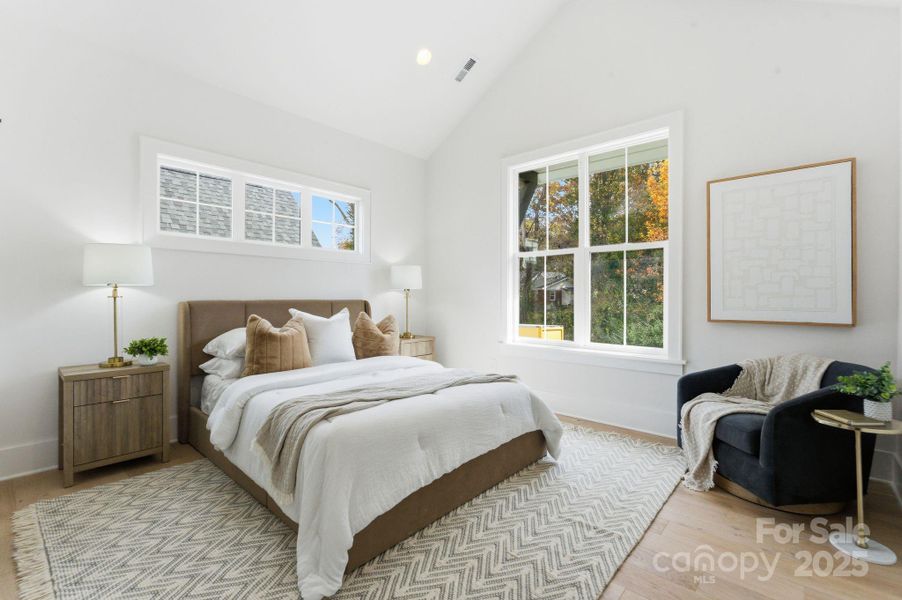 Furnished interior view inside a new home in , Charlotte (Image 17).