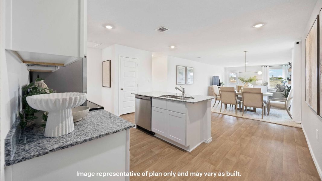 Furnished interior view inside a new home in Deer Meadows, Odessa (Image 7).