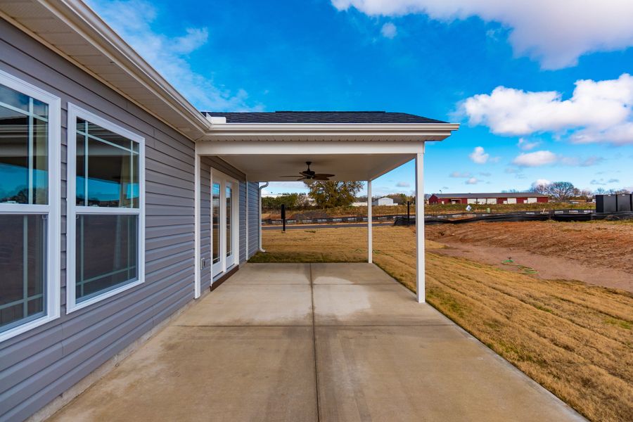 Representative exterior details of a home built from the Clifton by Enchanted Homes in Arcadia Village, Spartanburg (Image 33).