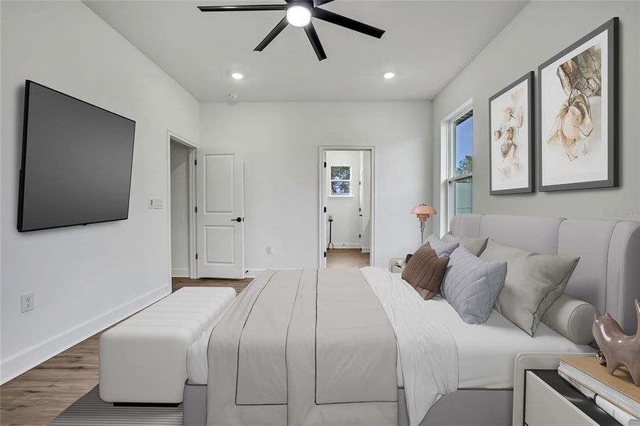 Furnished interior view inside a new home in , Weeki Wachee (Image 9). Furnished interior view inside a new home in , Weeki Wachee (Image 9).