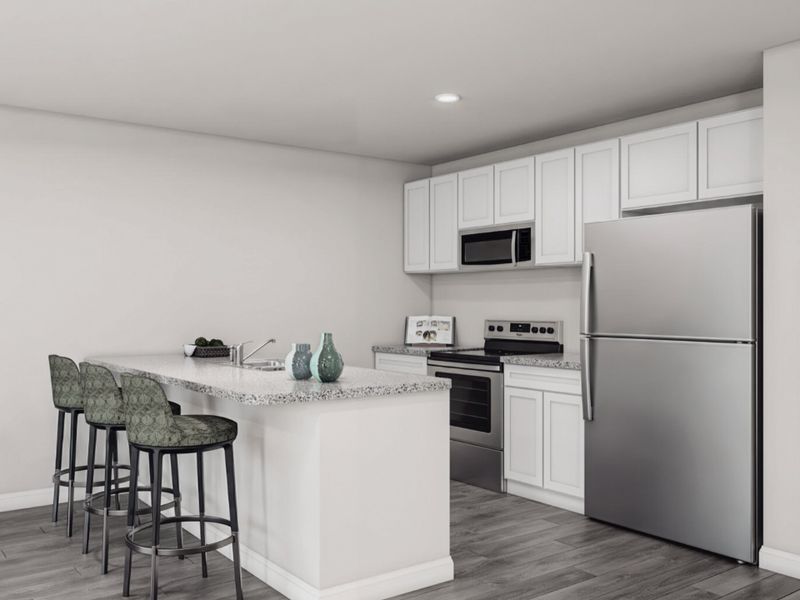 Furnished interior view inside a new home in Park Central, Mineola (Image 4).