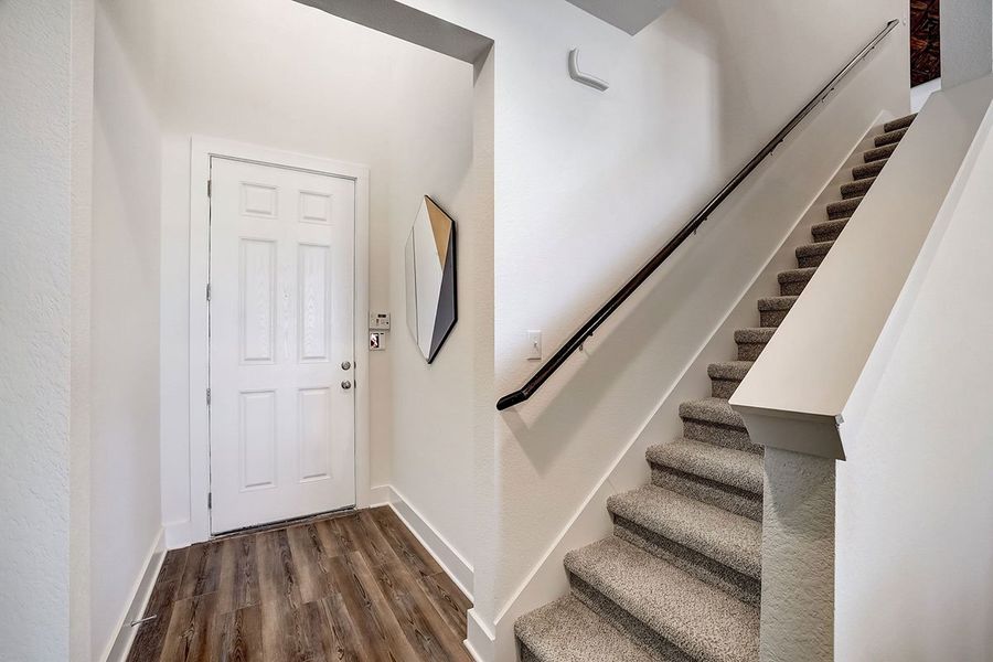 Representative unfurnished interior of a home built from the Comal by Pacesetter Homes in Avery Centre, Round Rock (Image 19).