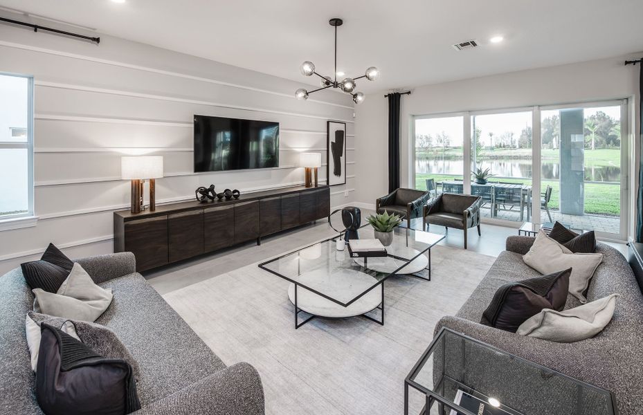 Representative furnished interior of a home built from the Oakhurst by DiVosta in Amara, Lake Worth (Image 18). Representative furnished interior of a home built from the Oakhurst by DiVosta in Amara, Lake Worth (Image 18).