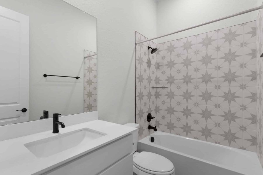 Furnished interior view inside a new home in Lariat, Liberty Hill (Image 7).