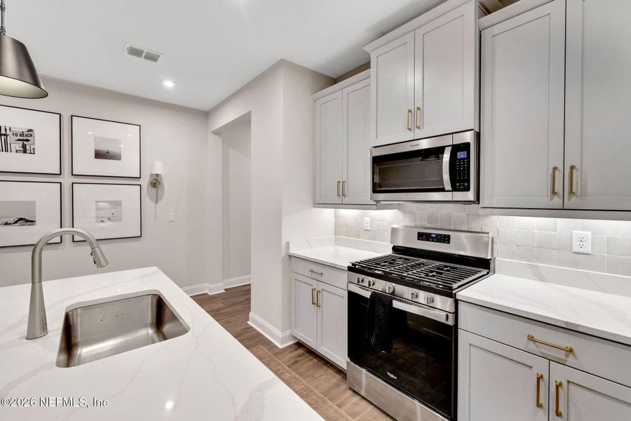 Furnished interior view inside a new home in , Jacksonville (Image 19).