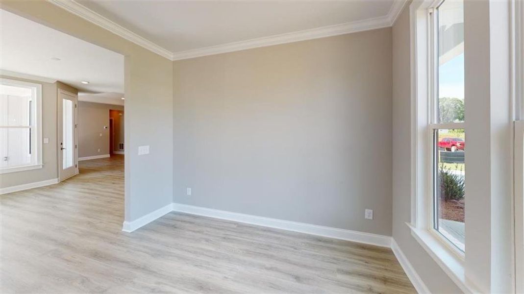 Spacious, unfurnished interior of a new home in The Courtyards at Redbud Lane, Holly Springs (Image 18).