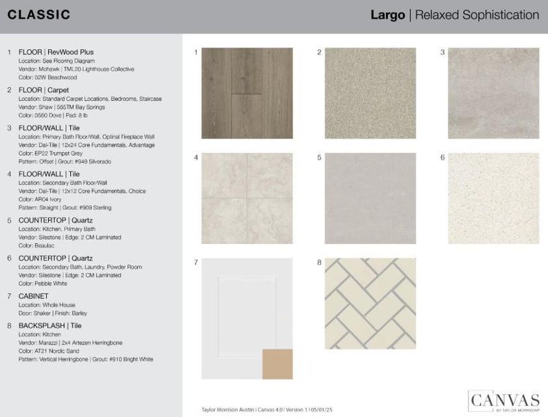 179 Wild Horse Drive design selections! This home is currently under construction and selections are subject to change.