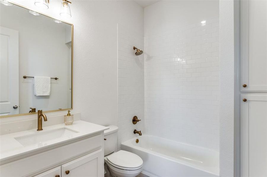 Furnished interior view inside a new home in Brookside Phase IV, Benbrook (Image 15).