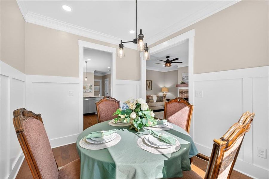 Furnished interior view inside a new home in , Covington (Image 5).