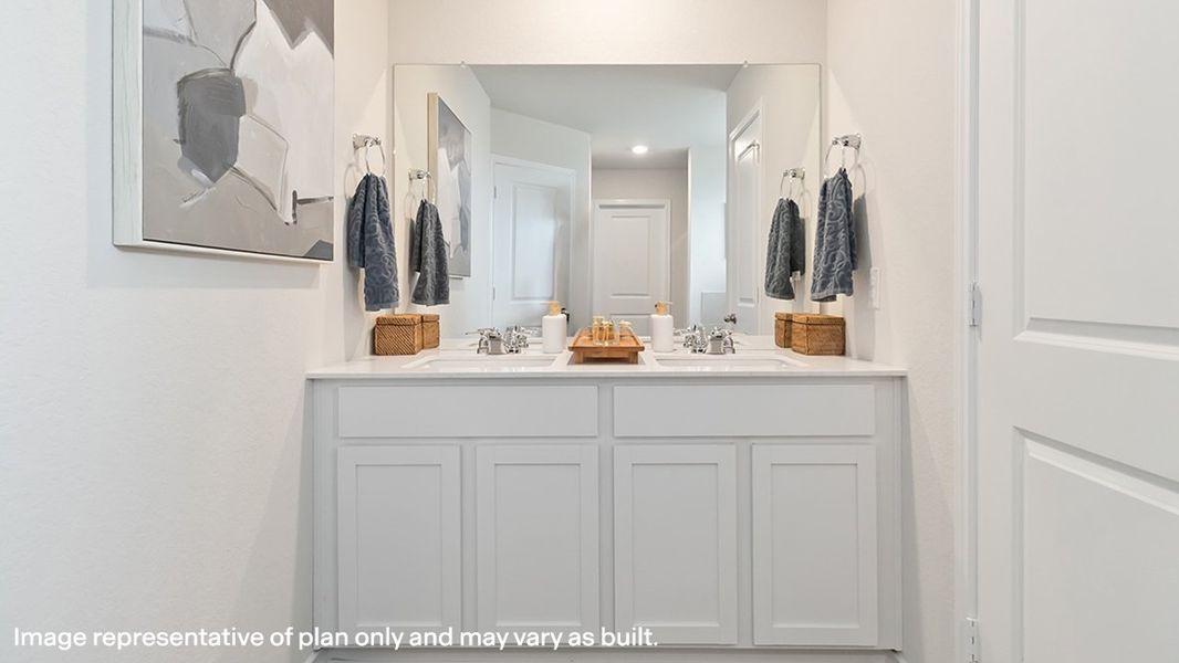 Furnished interior view inside a new home in Steele Creek, Cibolo (Image 24).