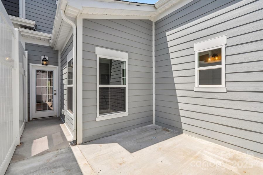 Exterior details and patio area of a home in , Asheville (Image 3).