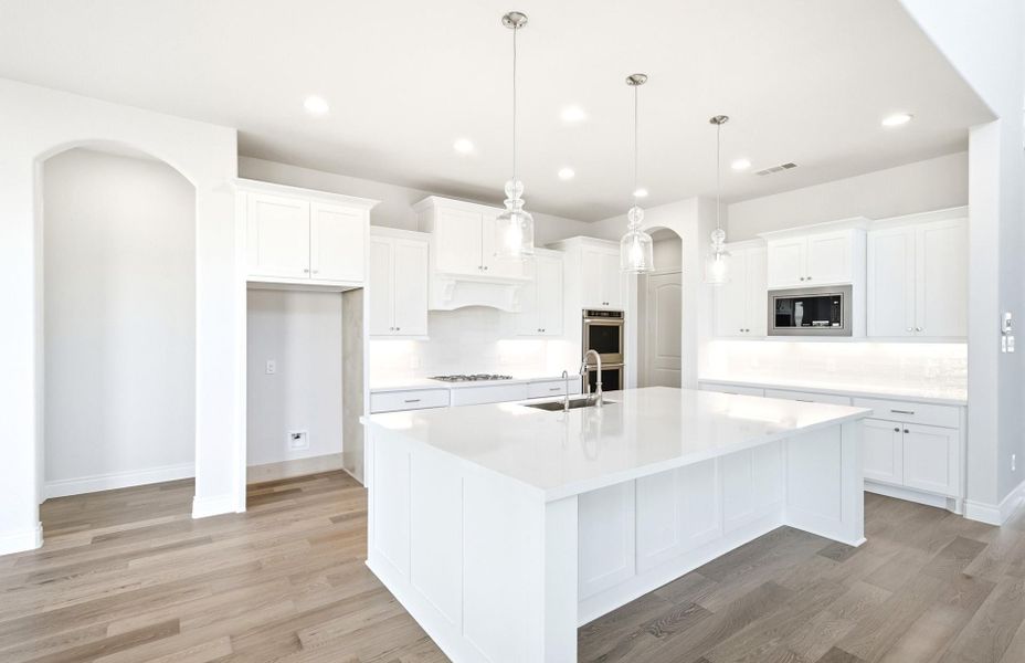 Furnished interior view inside a new home in Bridgeland 60′, Cypress (Image 13).