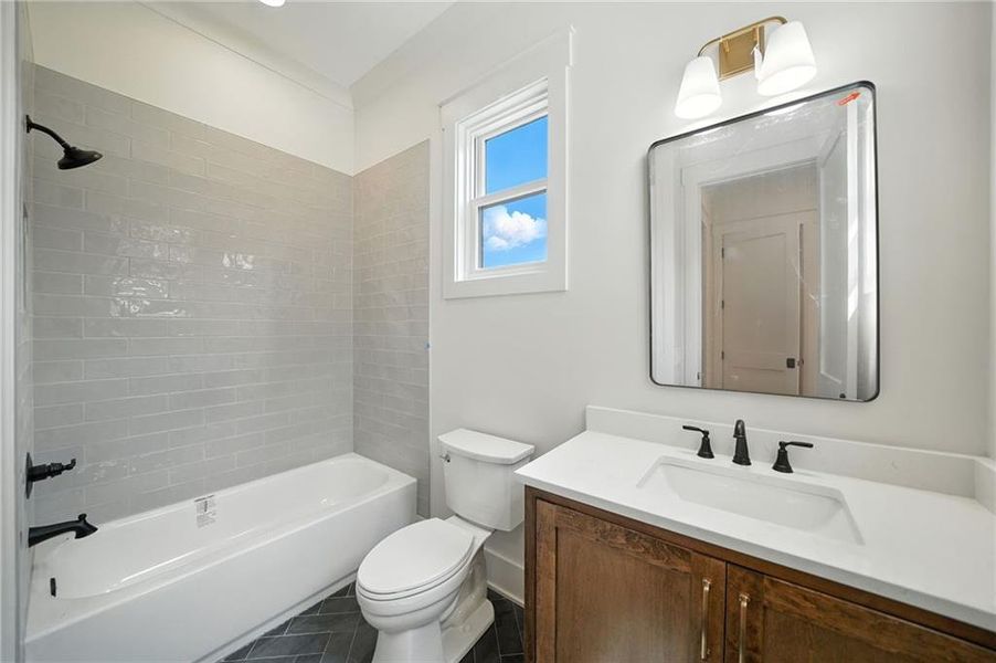 Furnished interior view inside a new home in , Canton (Image 39).