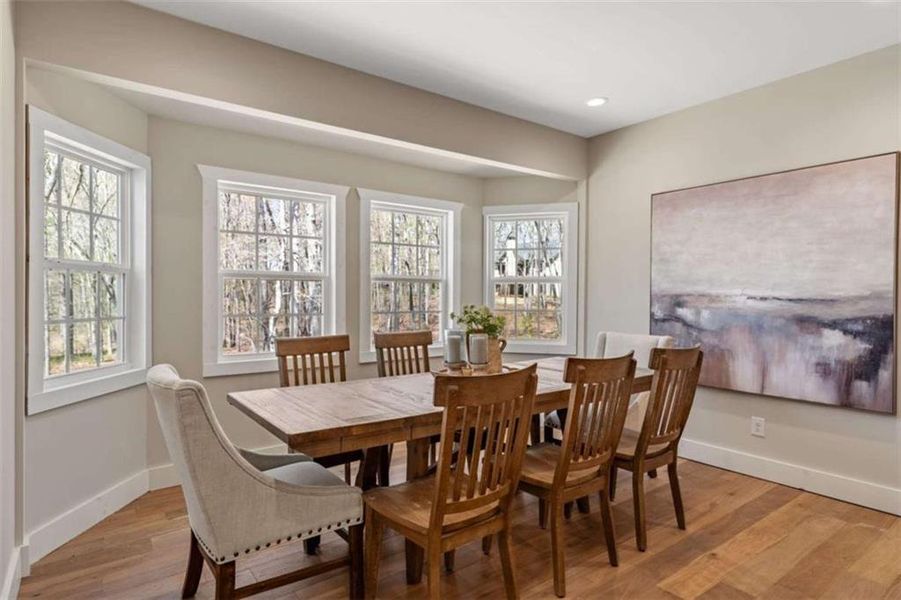Furnished interior view inside a new home in , Morganton (Image 5).
