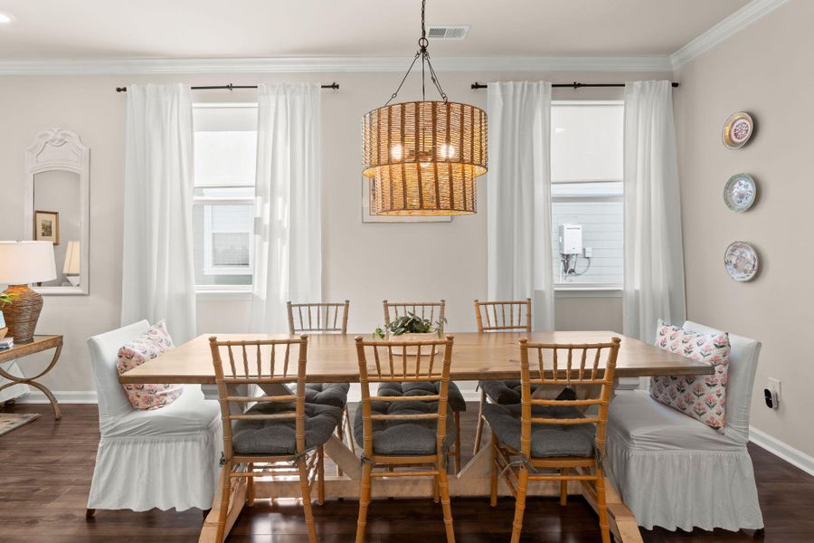 Furnished interior view inside a new home in The Ponds, Summerville (Image 23). Furnished interior view inside a new home in The Ponds, Summerville (Image 23).