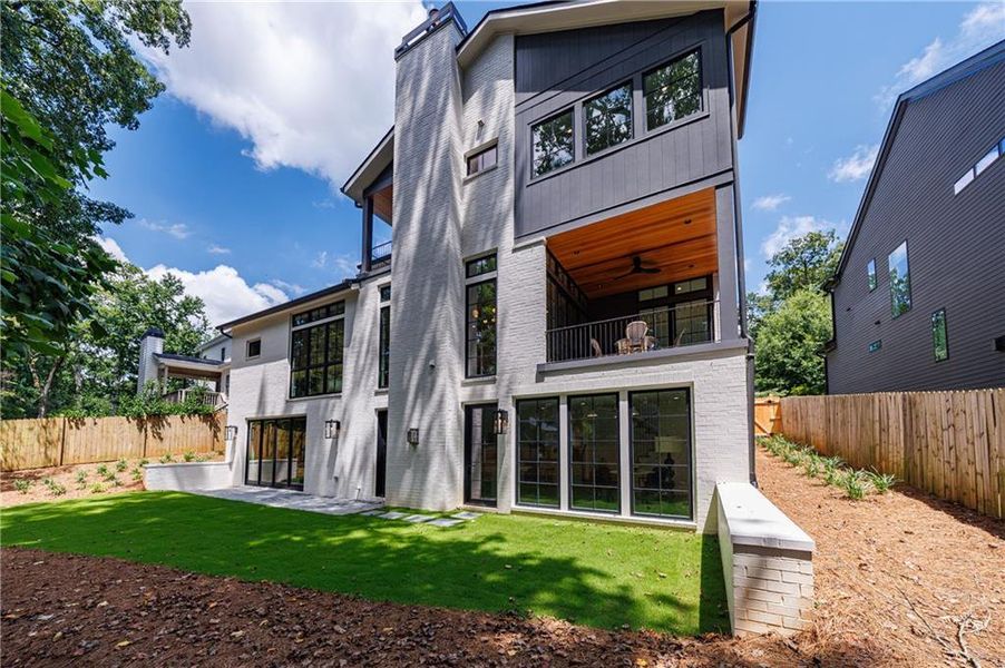 Exterior details and patio area of a home in , Atlanta (Image 48). Exterior details and patio area of a home in , Atlanta (Image 48).