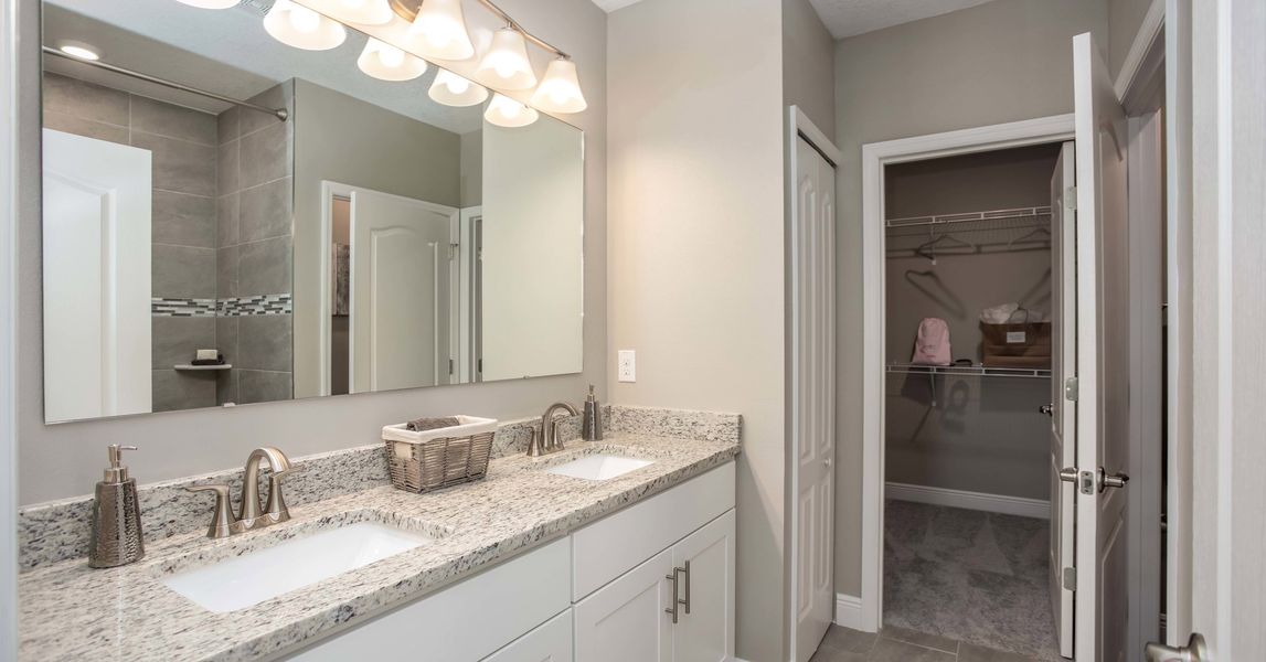 Representative furnished interior of a home built from the Lexington by Maronda Homes in Lake County Communities, Mount Plymouth (Image 57).