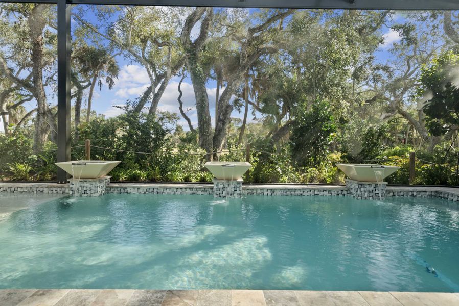 2D floor plan layout for the Seabreeze Grande by GHO Homes in Seaglass, Vero Beach, FL (Image 68).