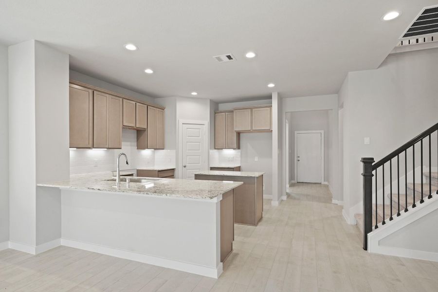 Furnished interior view inside a new home in Briarwood Crossing, Rosenberg (Image 8). Furnished interior view inside a new home in Briarwood Crossing, Rosenberg (Image 8).