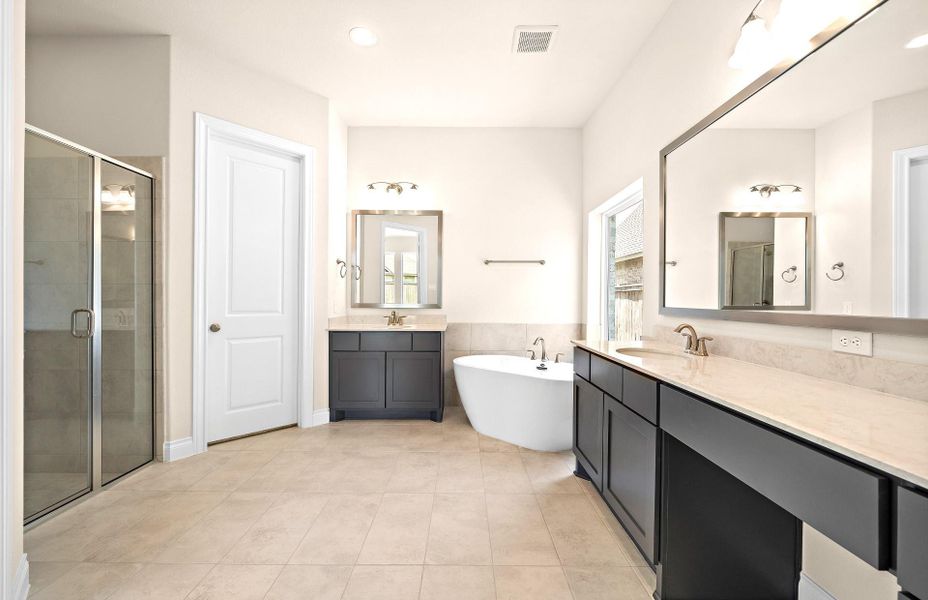 Furnished interior view inside a new home in Bridgeland 60′, Cypress (Image 11). Furnished interior view inside a new home in Bridgeland 60′, Cypress (Image 11).