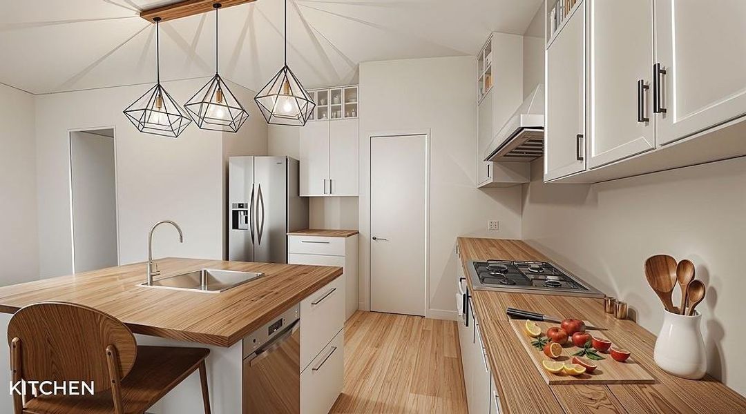 Furnished interior view inside a new home in , Brenham (Image 9).