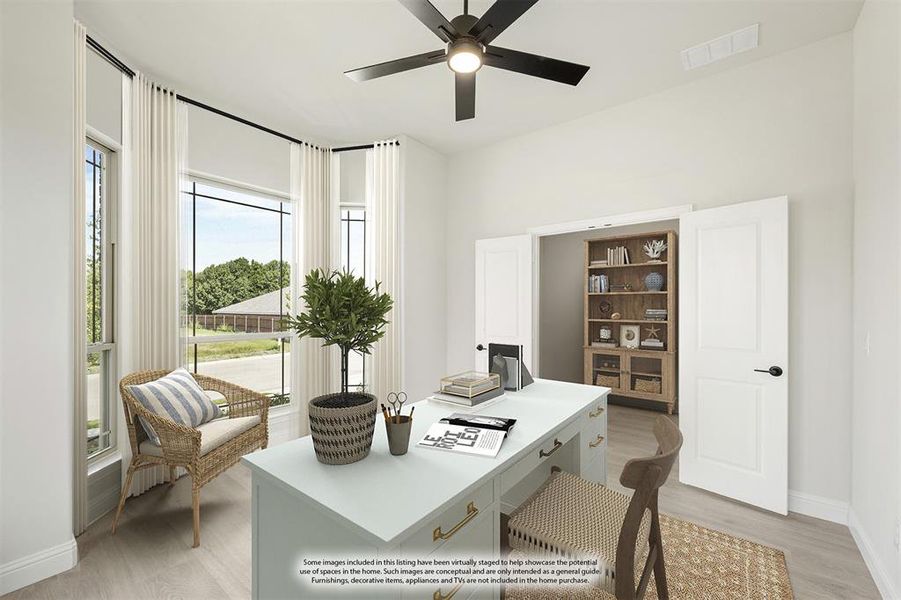 Furnished interior view inside a new home in Sunset Ridge, Alvarado (Image 13).