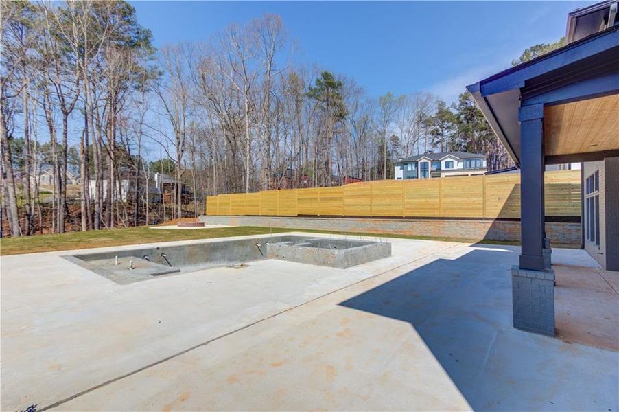 Exterior details and patio area of a home in , Sugar Hill (Image 3).