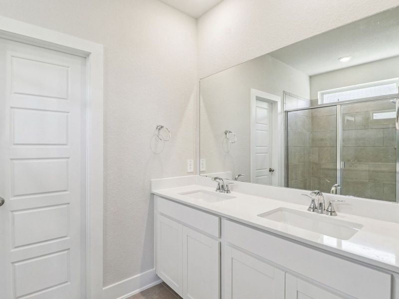 Furnished interior view inside a new home in Royal Crest, San Antonio (Image 9).